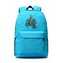 Рюкзак Кикору Шиномия (Kaiju 8) голубой №4