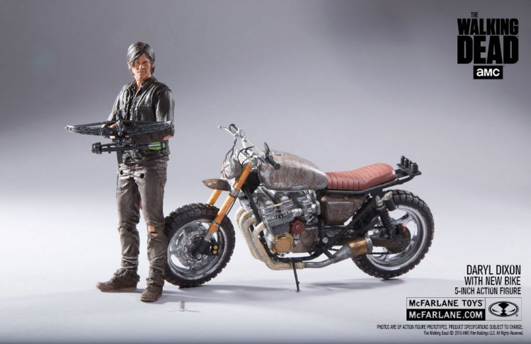 McFarlane Toys The Walking Dead Daryl Dixon with Chopper Deluxe Boxed Set
