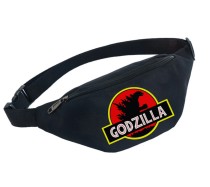 Поясная сумка Годзилла (Godzilla) черная №2