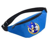 Поясная сумка Ёж Соник (Sonic) голубая №3