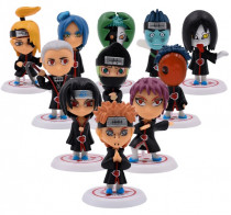 Набор фигурок Клан Акацуке - Anime Naruto (11шт.)
