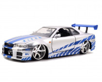 Машинки Браяна Ниссан Скайлайн ГТ-Р34 от Jada Toys