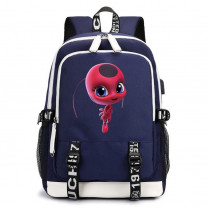 Рюкзак Тикки (Lady Bug) синий с USB-портом №2
