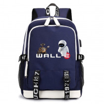 Рюкзак Валли и Ева синий с USB-портом №2