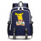 Рюкзак Эш и Пикачу (Pokemon) синий с USB-портом №2