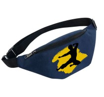 Поясная сумка Брюс Ли (Bruce Lee) синяя №4