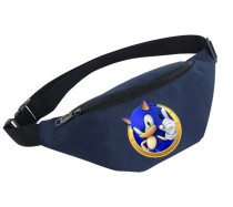 Поясная сумка Ёж Соник (Sonic) синяя №3