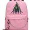 Рюкзак EXO розовый с цепью №3