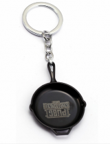 Брелок - сковорода из игры Pubg (чёрная) (6 см.)