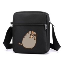 Сумка через плечо Пушин - сыщик (Pusheen) черная №2