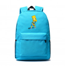 Рюкзак Барт Симпсон (The Simpsons) голубой №5