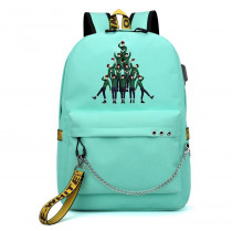 Рюкзак EXO бирюзовый с цепью №3