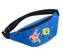 Поясная сумка Губка Боб (Sponge Bob) голубая №1