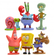 Набор мини фигурок мультсериала "Спанч Боб" (6 шт.)