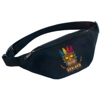 Поясная сумка Крэш Бандикут (Crash Bandicoot) черная №3