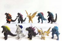 Набор фигурок с Годзиллами (10 шт.) (7-10см.)