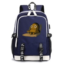 Рюкзак Робот на подушке (R.E.P.O) синий с USB-портом №1