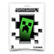 Наклейка Майнкрафт Крипер (12см)