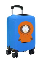 Чехол на чемодан M - Кенни Маккормик (South Park) синий №2