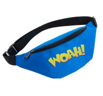 Поясная сумка Крэш Бандикут (Crash Bandicoot) голубая №4