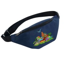 Поясная сумка Динозавры (Jurassic Park) синяя №3