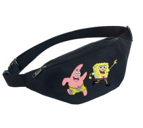 Поясная сумка Губка Боб (Sponge Bob) черная №1