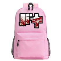 Рюкзак Боец Баки (Baki Grappler) розовый №1