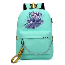Рюкзак Герои из игры Hollow Knight бирюзовый с цепью №4