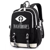 Рюкзак Маленькие кошмары - Little Nightmares черный с USB-портом №3