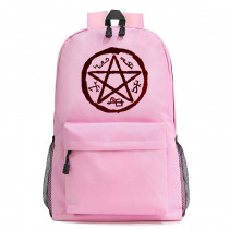 Рюкзак Сверхъестественное (Supernatural) розовый №1