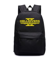 Рюкзак с логотипом Helldivers 2 черный №1
