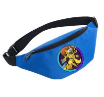 Поясная сумка Растения против зомби (Plants vs Zombies) голубая №2