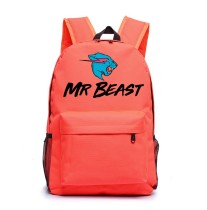 Рюкзак Мистер Бист (MrBeast) оранжевый №2