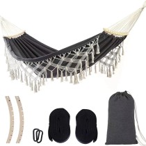 Подвесной кровать-гамак (серый)