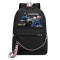 Рюкзак Команда гонщиков (Disney Speedstorm) черный с цепью №1
